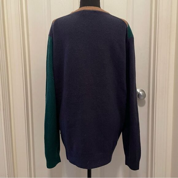 New Nautica Argyle Crewneck Sweater Sustainably Crafted Men's Size Large NWT - Picture 3 of 5